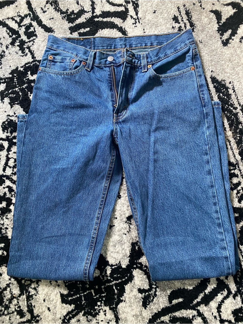 550 Levi's Men's Straight Blue Denim Jeans